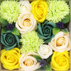 Flores de Jabón Celebraciones y Festejos - Caja Cuadrada ( 5 modelos )