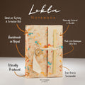 Mini Lokta Mixed Colour Cotton Notebook Lrg (12x8cm) 40 leafs