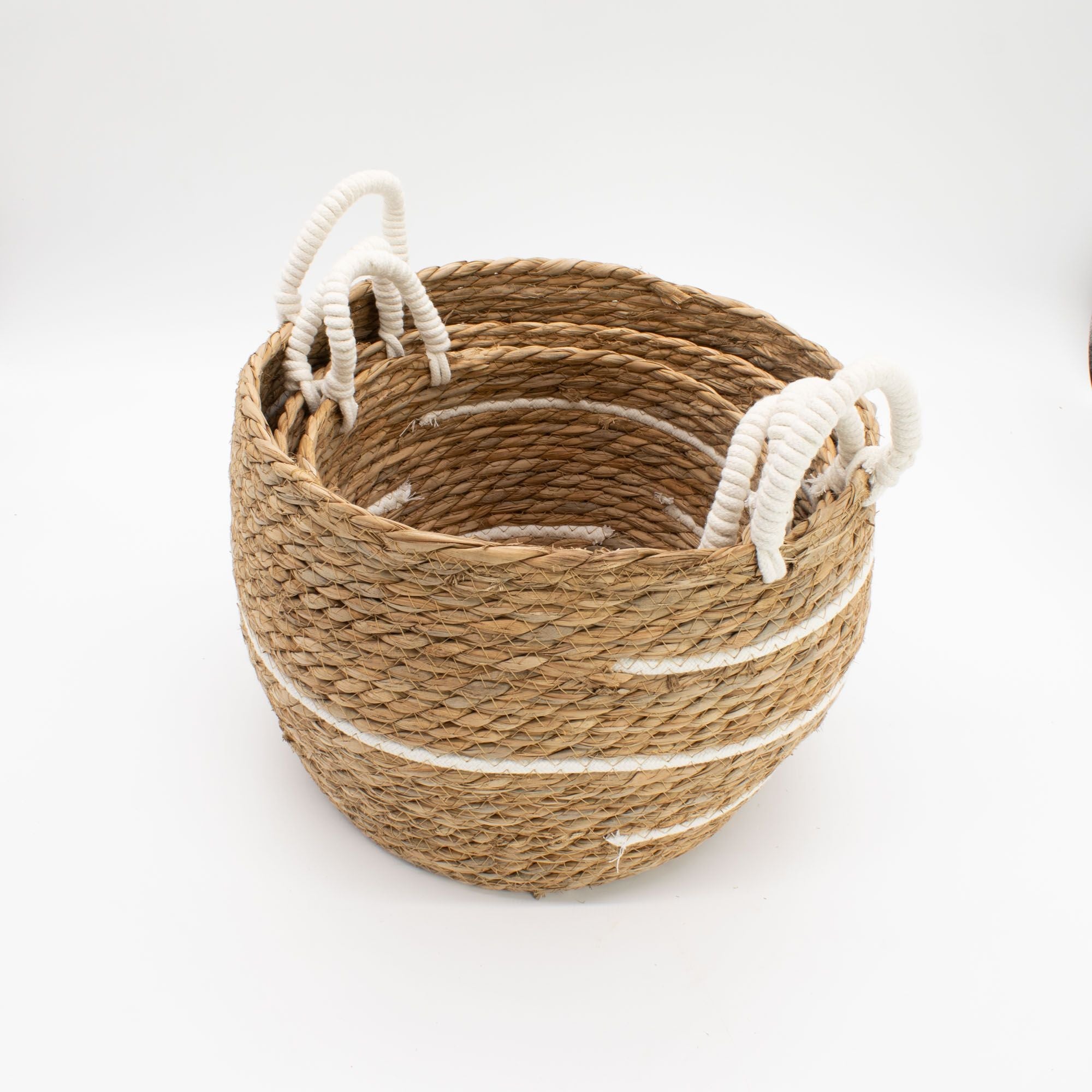 Cestas de Hoja de Plátano y Hierba Marina