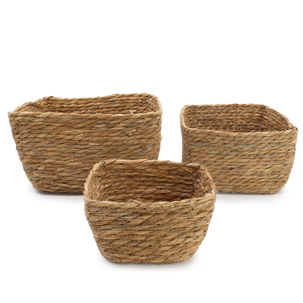Cestas de Hoja de Plátano y Hierba Marina