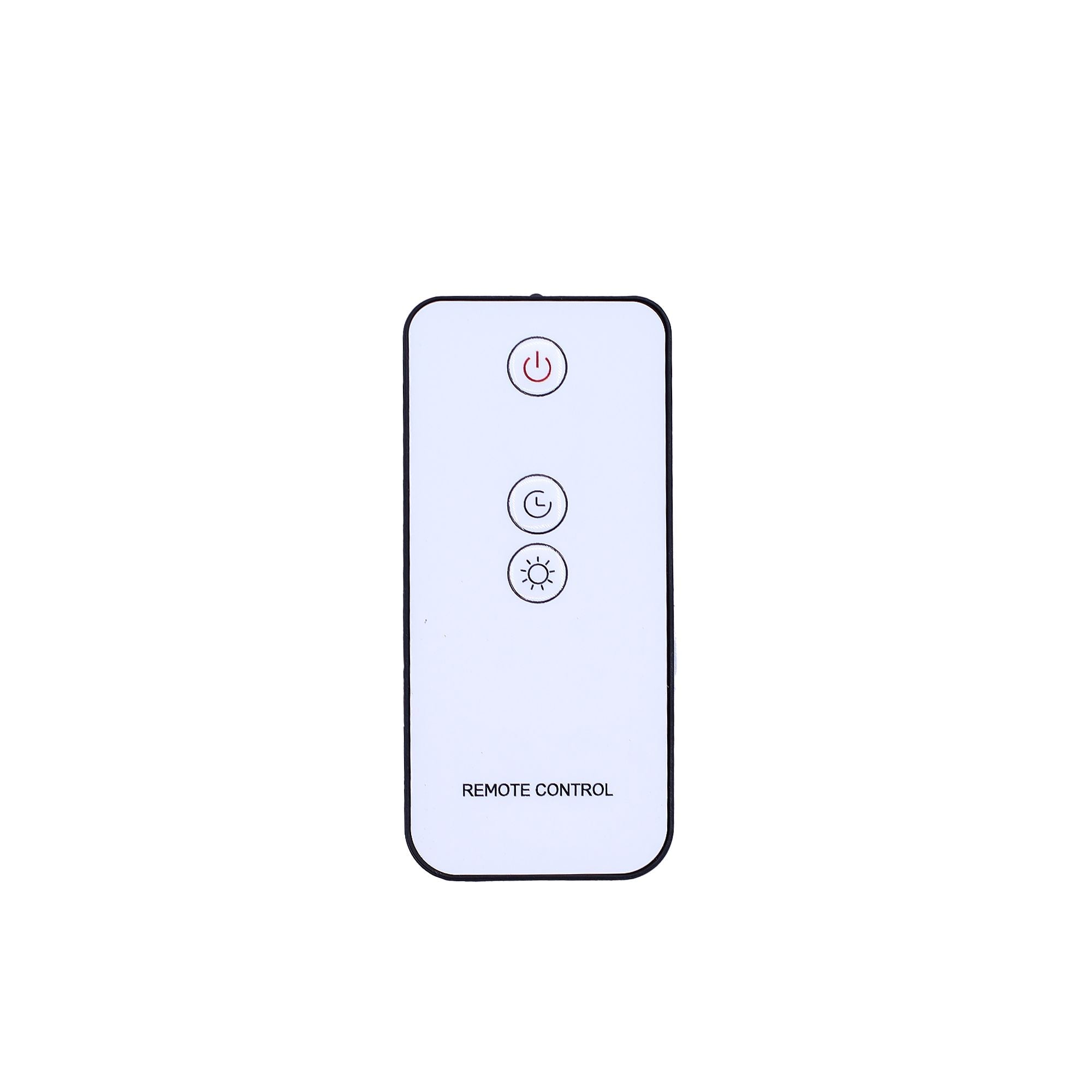 Difusor de aroma con efecto de llama de piedra de sal - USB blanco - Cambio de color y temporizador