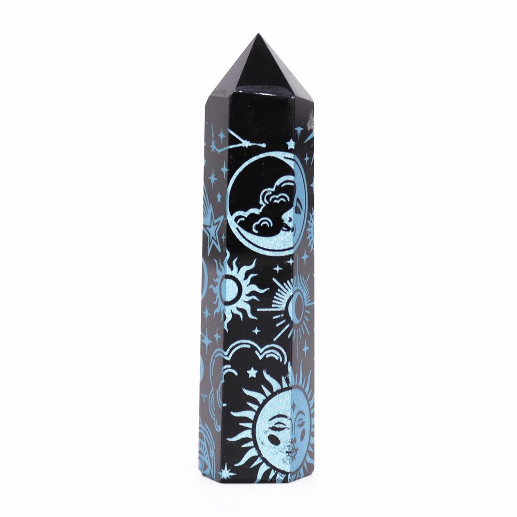 Punta de Obsidiana Negra Natural ( 5 modelos )