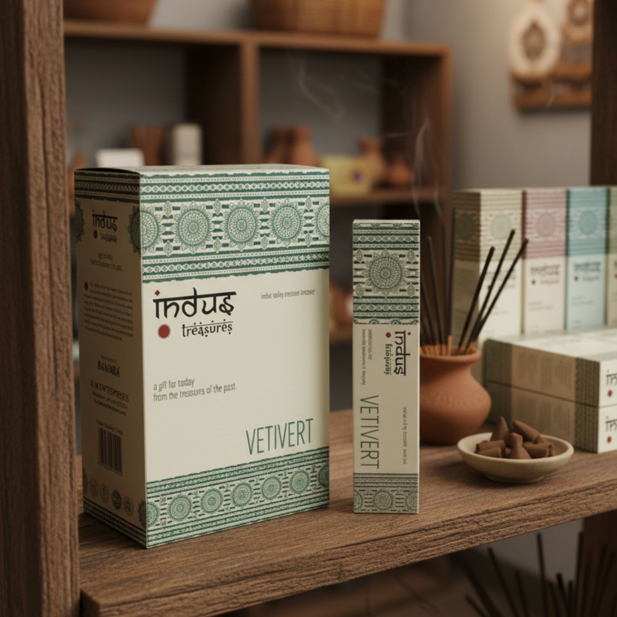 Incienso en Varillas Indus Treasures 15gms (Masala Natural) ( 4 variantes )