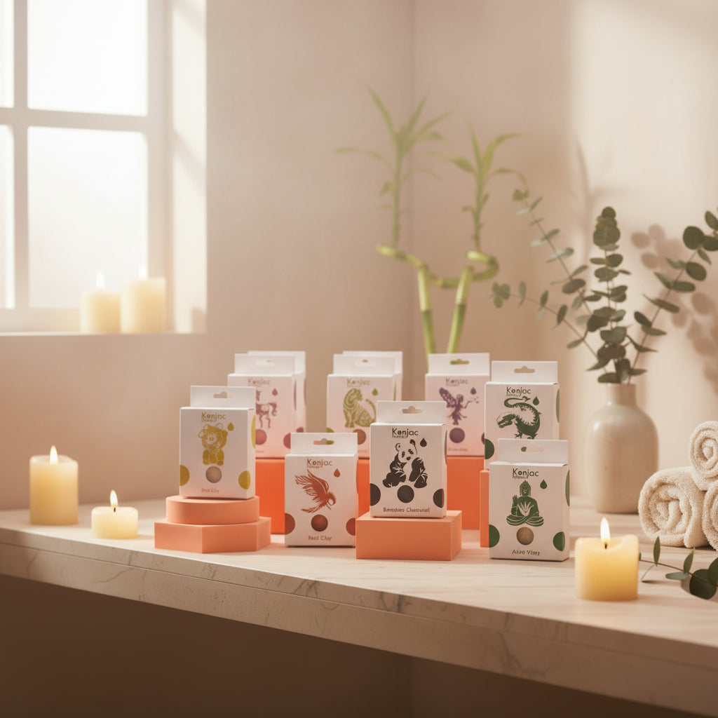 Esponjas Faciales de Konjac ( 8 modelos intencionales )