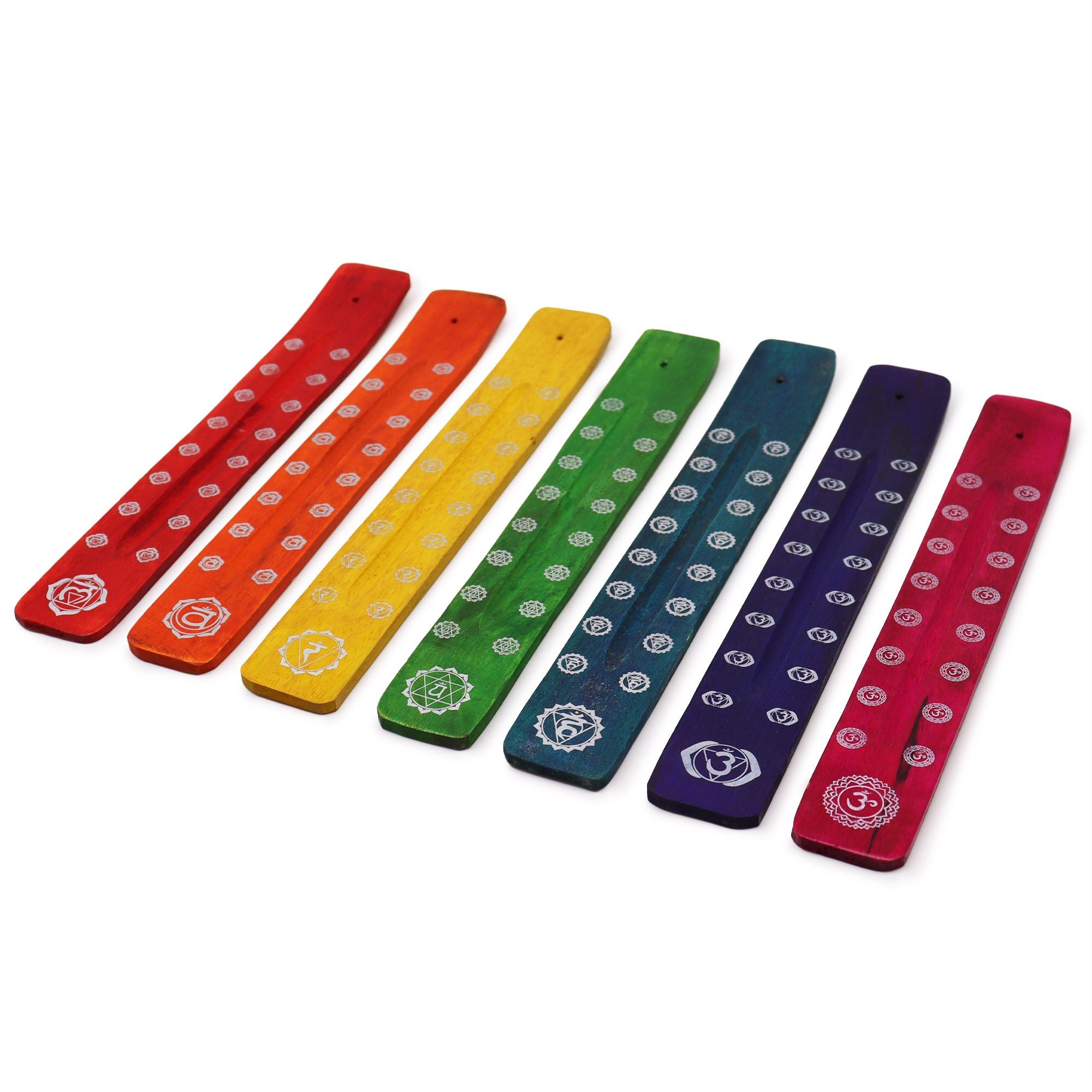 Quemador de incienso - Chakras ( Colores Variados)