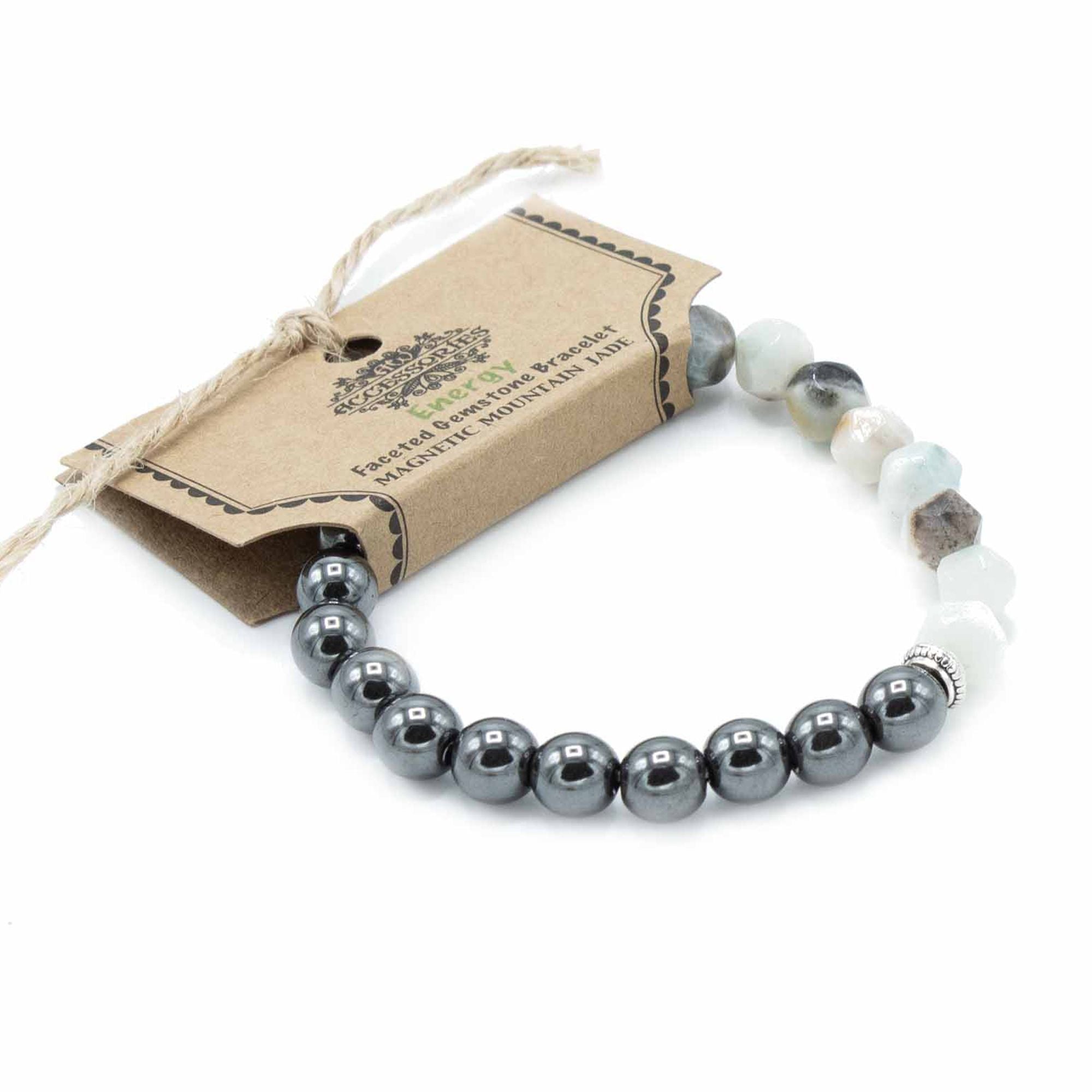 Pulsera de Piedras Naturales Facetadas – Ajuste Elástico ( 12 modelos )