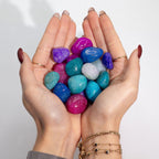 Cuarzo Crackle tratado a granel (1kg/70 piedras)