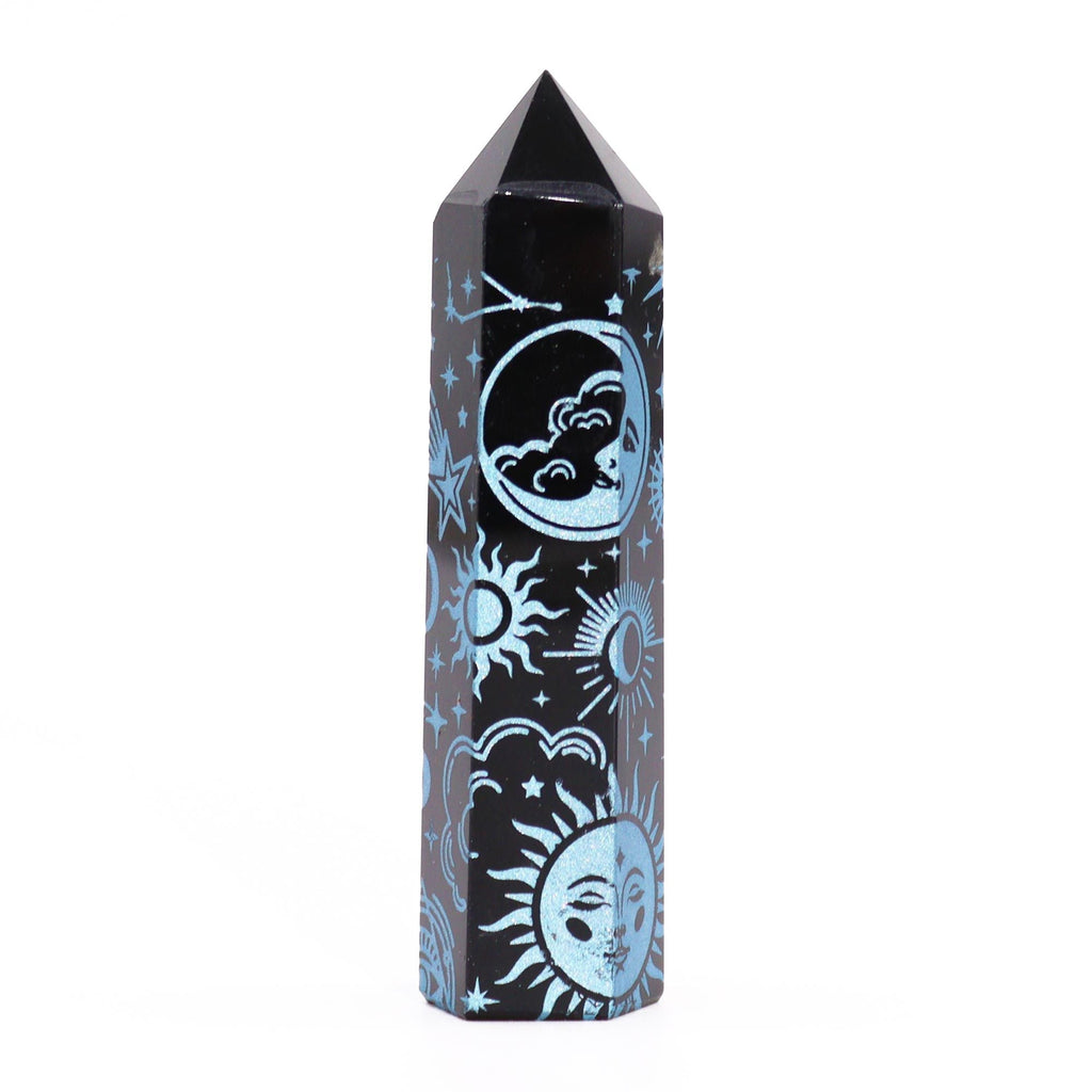 Punta de Obsidiana Negra Natural ( 5 modelos )
