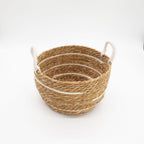 Cestas de Hoja de Plátano y Hierba Marina
