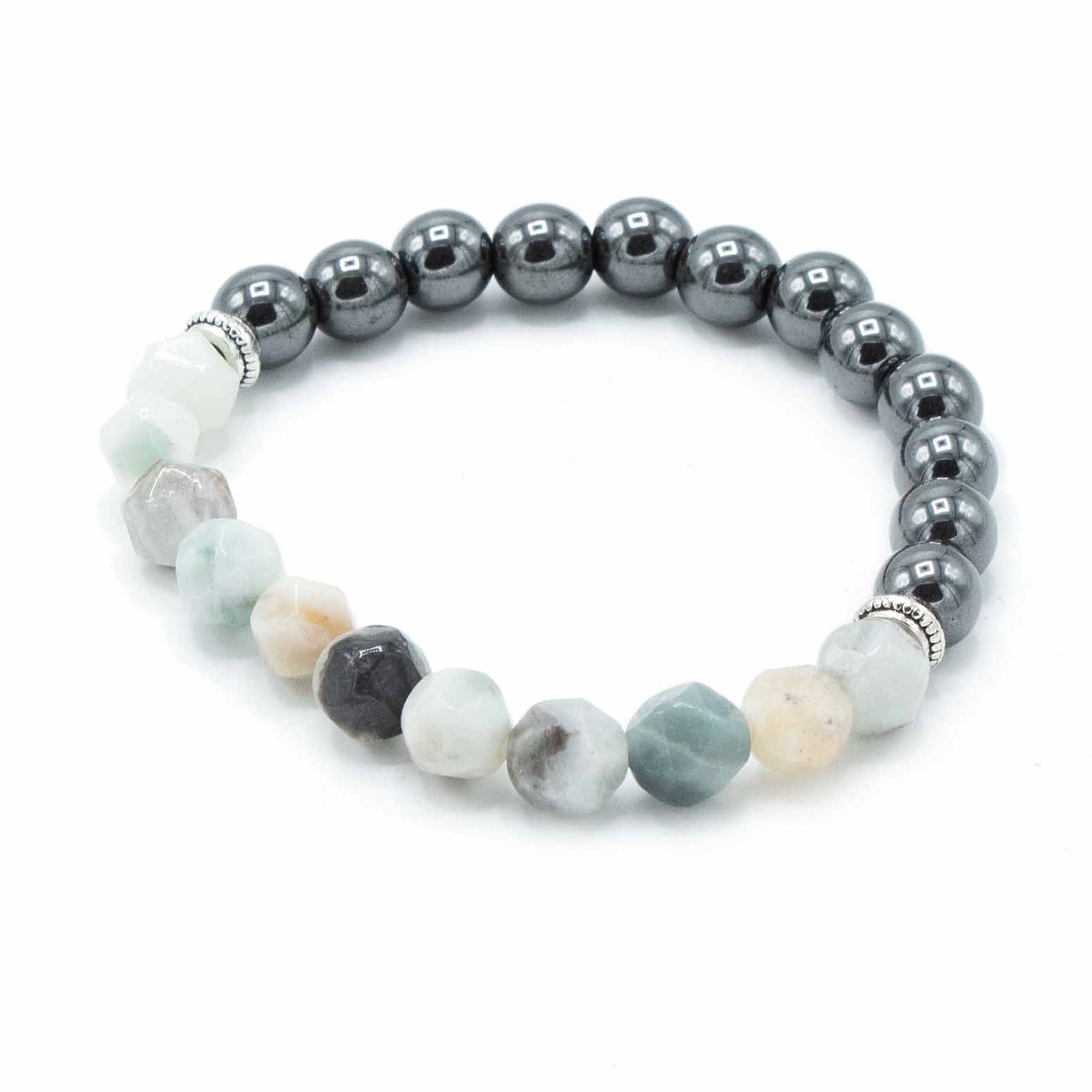 Pulsera de Piedras Naturales Facetadas – Ajuste Elástico ( 12 modelos )