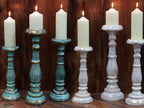 Candelabro Pequeño - Oro Blanco