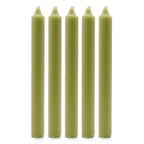 Velas a Granel de Color Sólido - Oliva Rústica - Paquete de 10