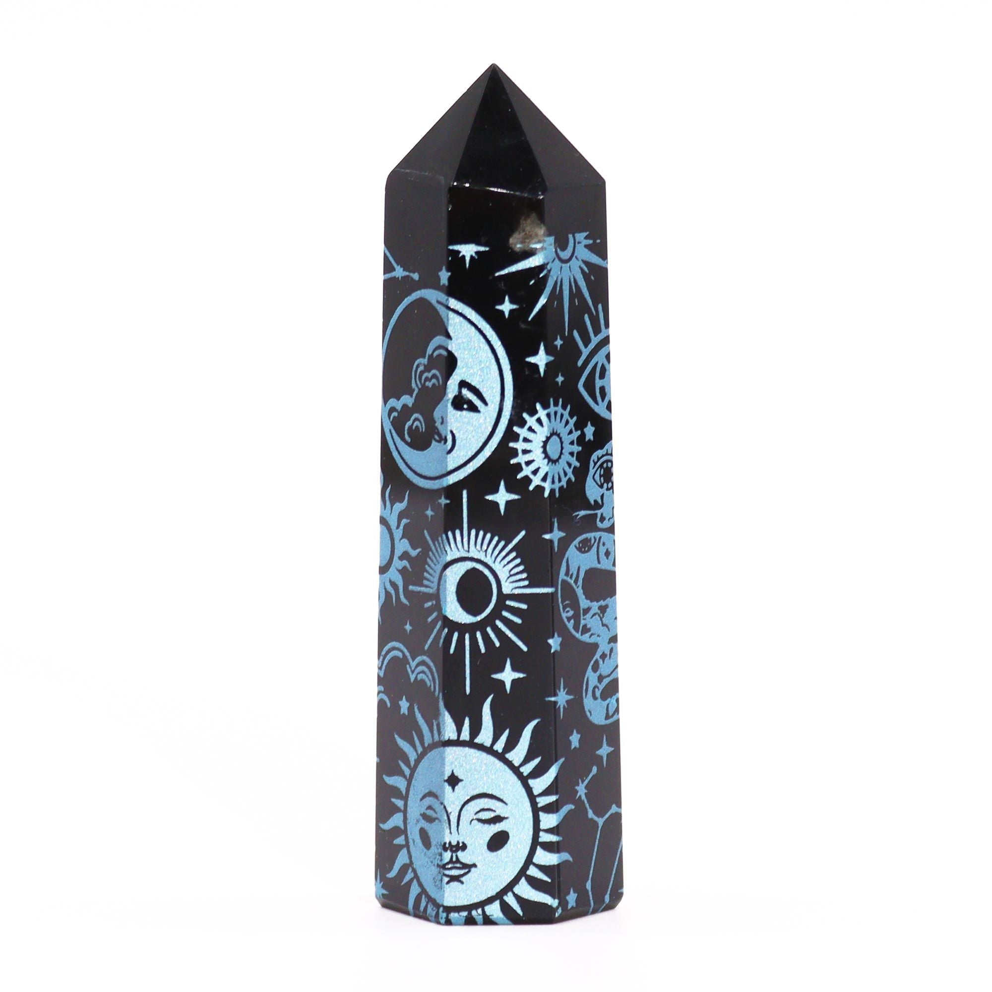 Punta de Obsidiana Negra Natural ( 5 modelos )