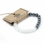 Pulsera de Piedras Naturales Facetadas – Ajuste Elástico ( 12 modelos )