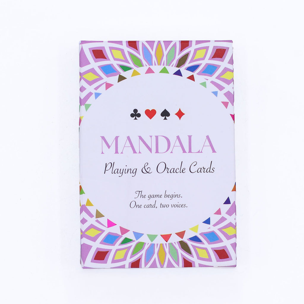 Mandala para jugar y Cartas de Oráculo – Simetría caleidoscópica