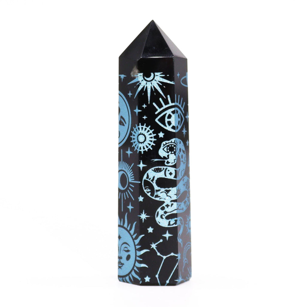 Punta de Obsidiana Negra Natural ( 5 modelos )