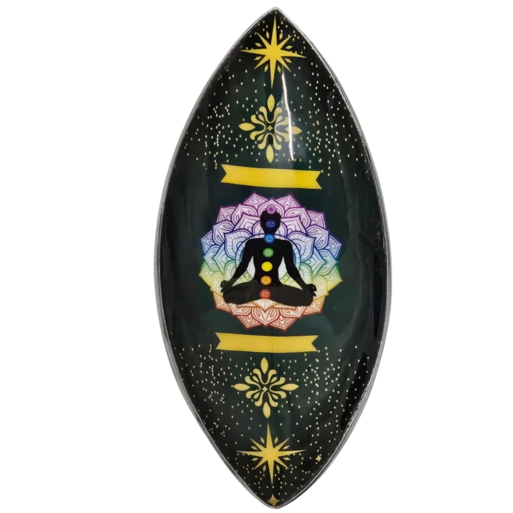Porta Inciensos esmaltado - Aluminio - Chakra del Buda Loto