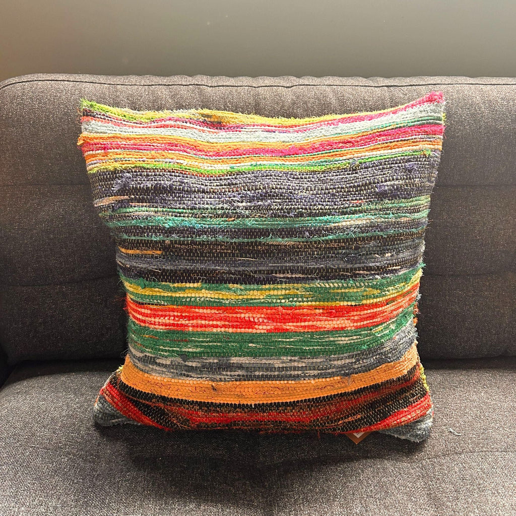 Funda para Cojín de Tapete Reciclado - 40x40cm