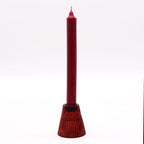 Portavelas reversible para cena / vela de té - Rojo Vampiro