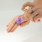 Anillos difusores de chiffón con fragancia - Lavanda
