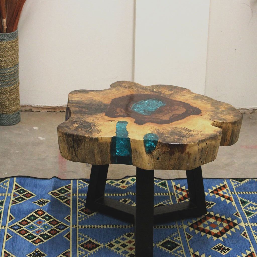 Mesa de Café de Tamarindo y resina