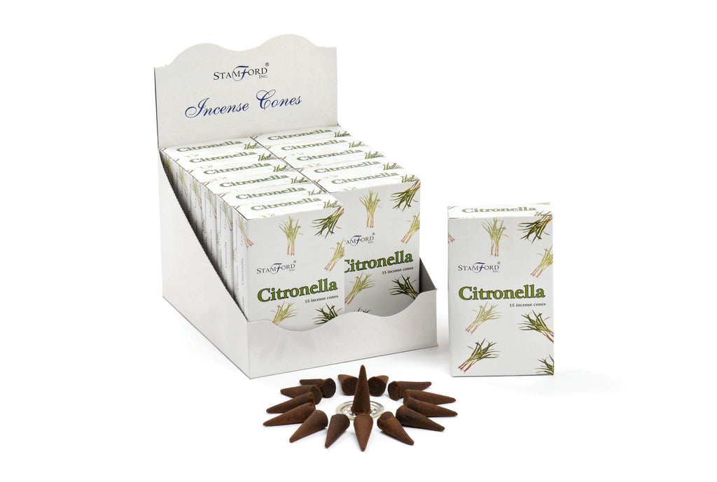 Conos de Incienso Stamford Premium (Pack con Base) ( 27 variantes )
