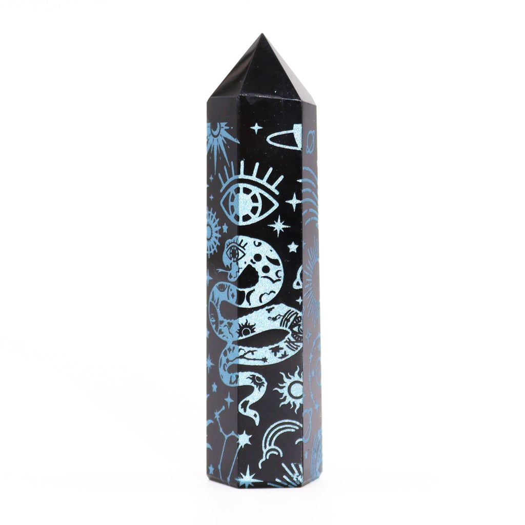 Punta de Obsidiana Negra Natural ( 5 modelos )
