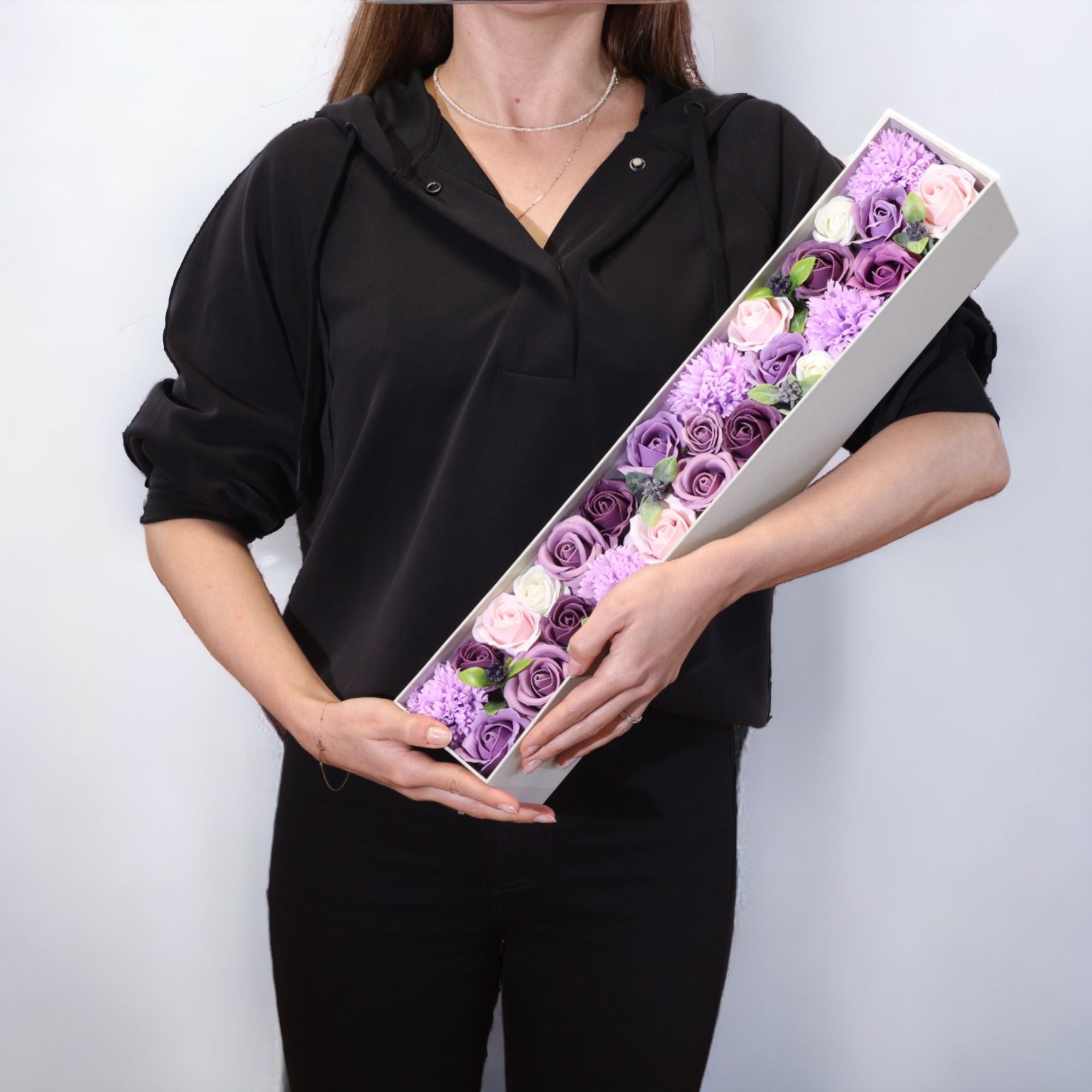 Flores de Jabón Celebraciones y Festejos -  Caja Extra Larga ( 7 modelos diferentes )