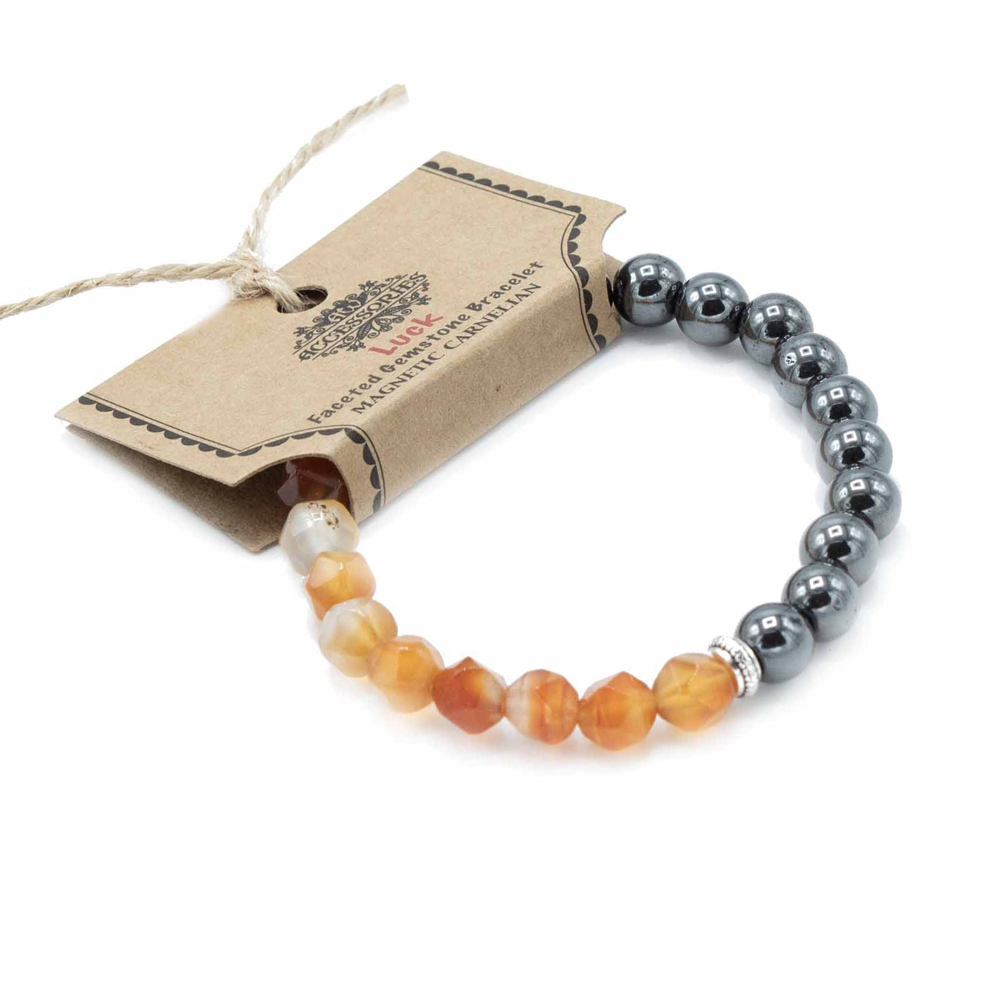Pulsera de Piedras Naturales Facetadas – Ajuste Elástico ( 12 modelos )