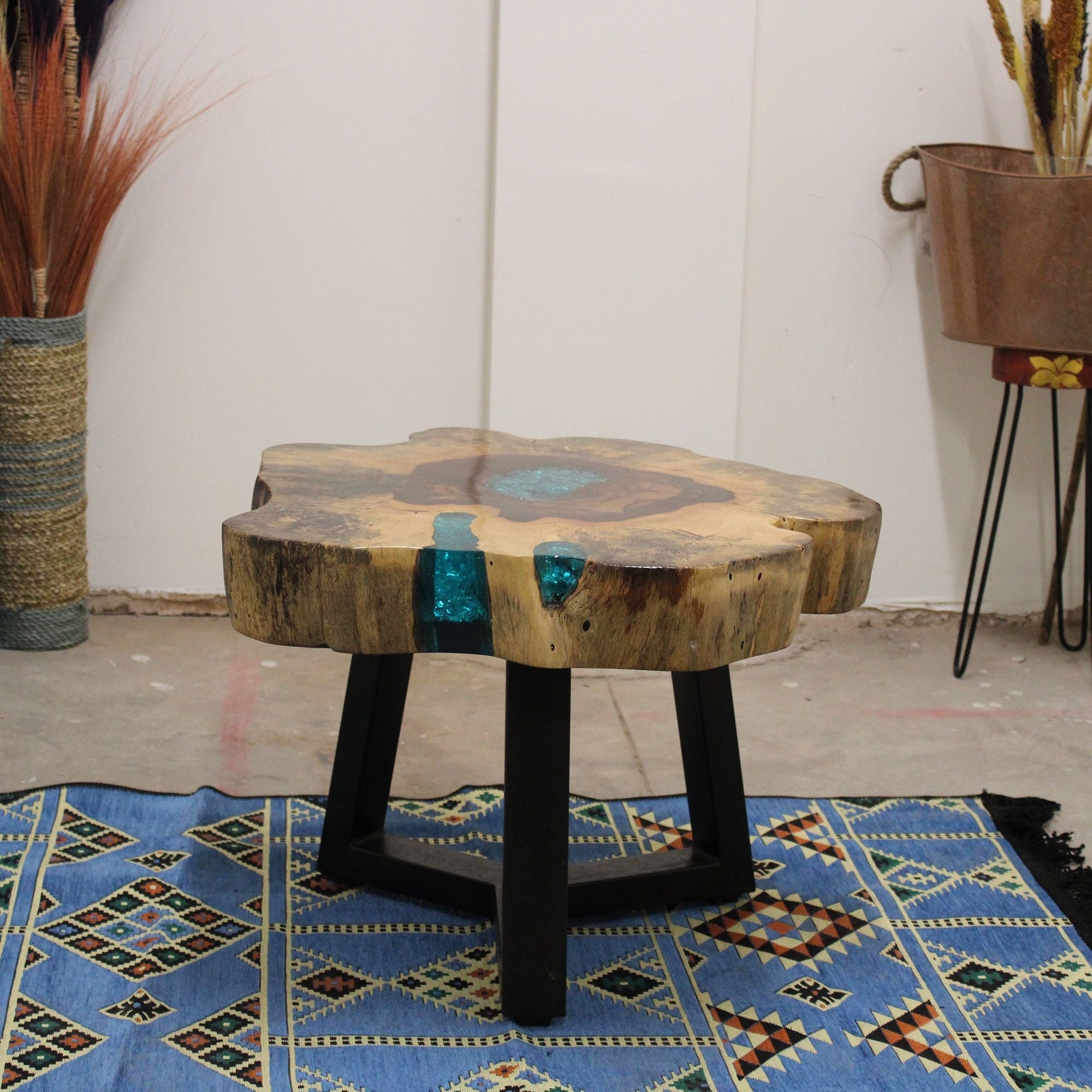 Mesa de Café de Tamarindo y resina