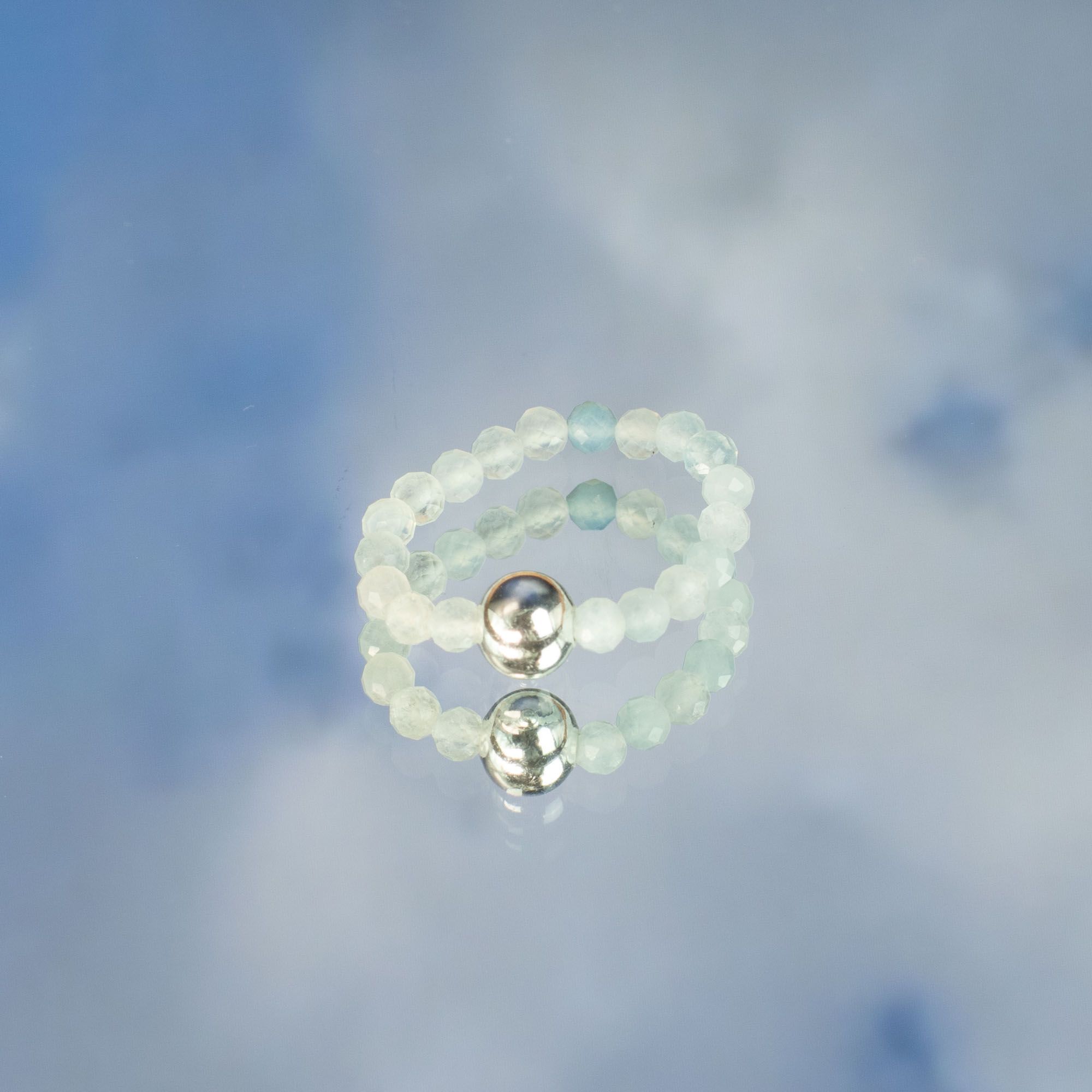 Conjunto de 3 Anillos con Gemas Ninfa ( 7 modelos )