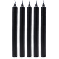 Velas a Granel de Color Sólido - Negro Rústico - Paquete de 10