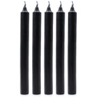 Velas a Granel de Color Sólido - Negro Rústico - Paquete de 10