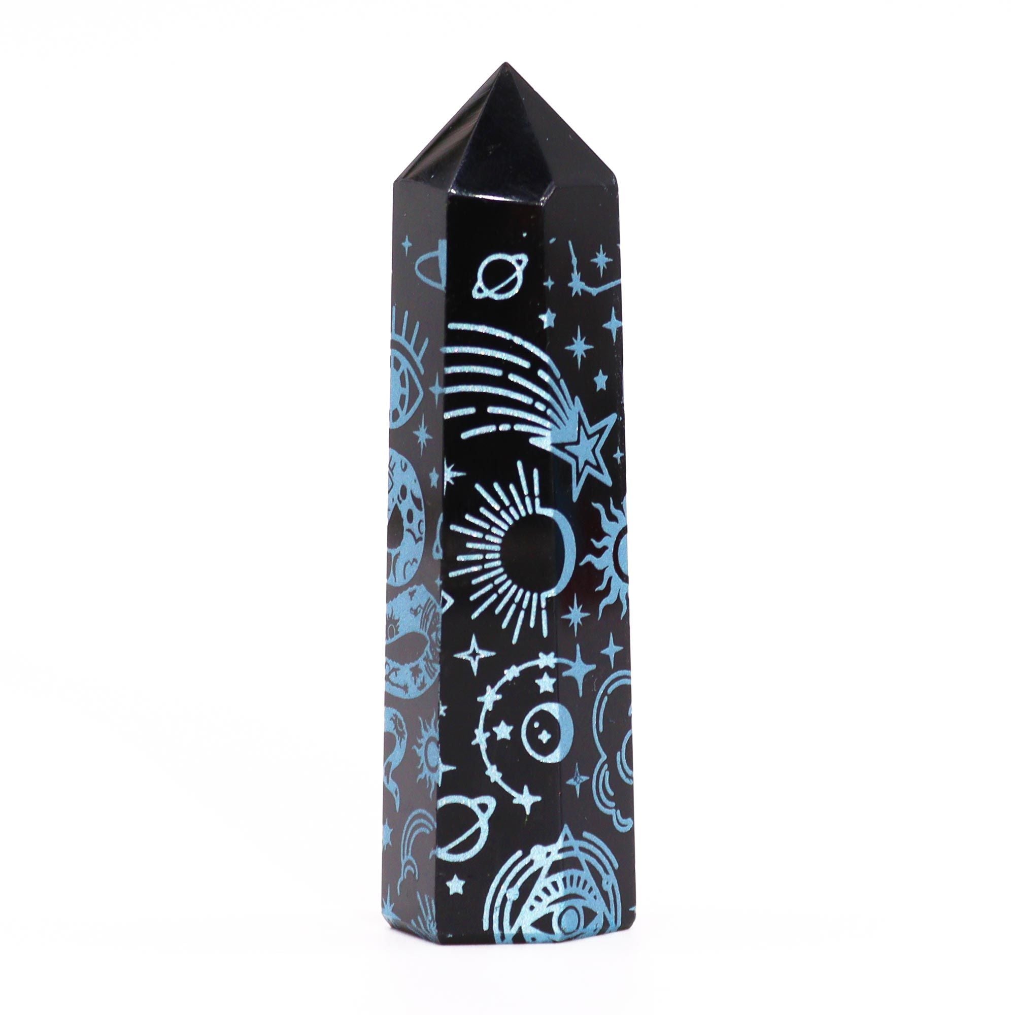 Punta de Obsidiana Negra Natural ( 5 modelos )
