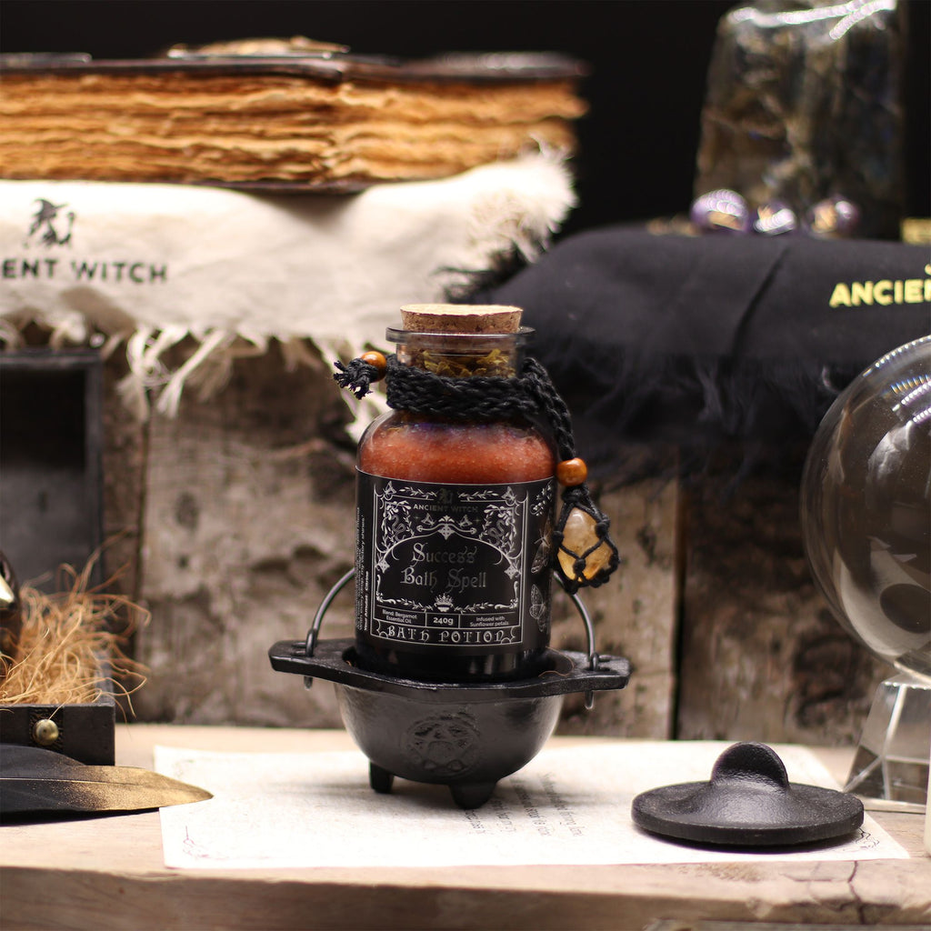 Poción Antiguo Hechizo de Baño de Bruja y Amuleto de Cristal ( 5 variantes )