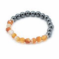 Pulsera de Piedras Naturales Facetadas – Ajuste Elástico ( 12 modelos )