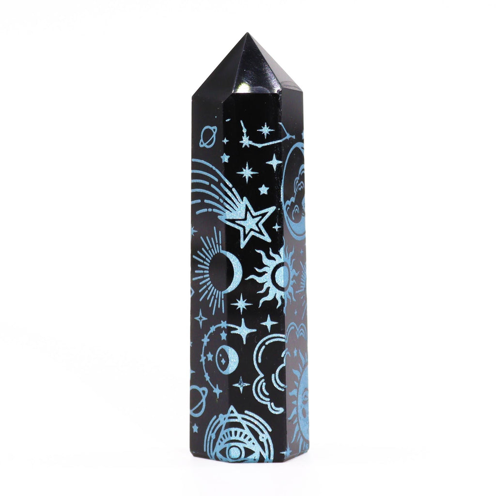 Punta de Obsidiana Negra Natural ( 5 modelos )
