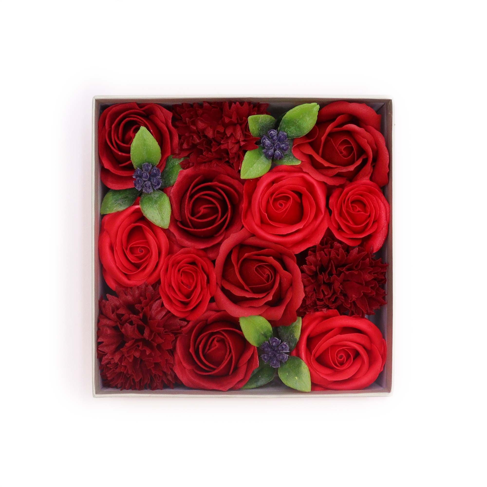 Flores de Jabón Celebraciones y Festejos - Caja Cuadrada ( 5 modelos )