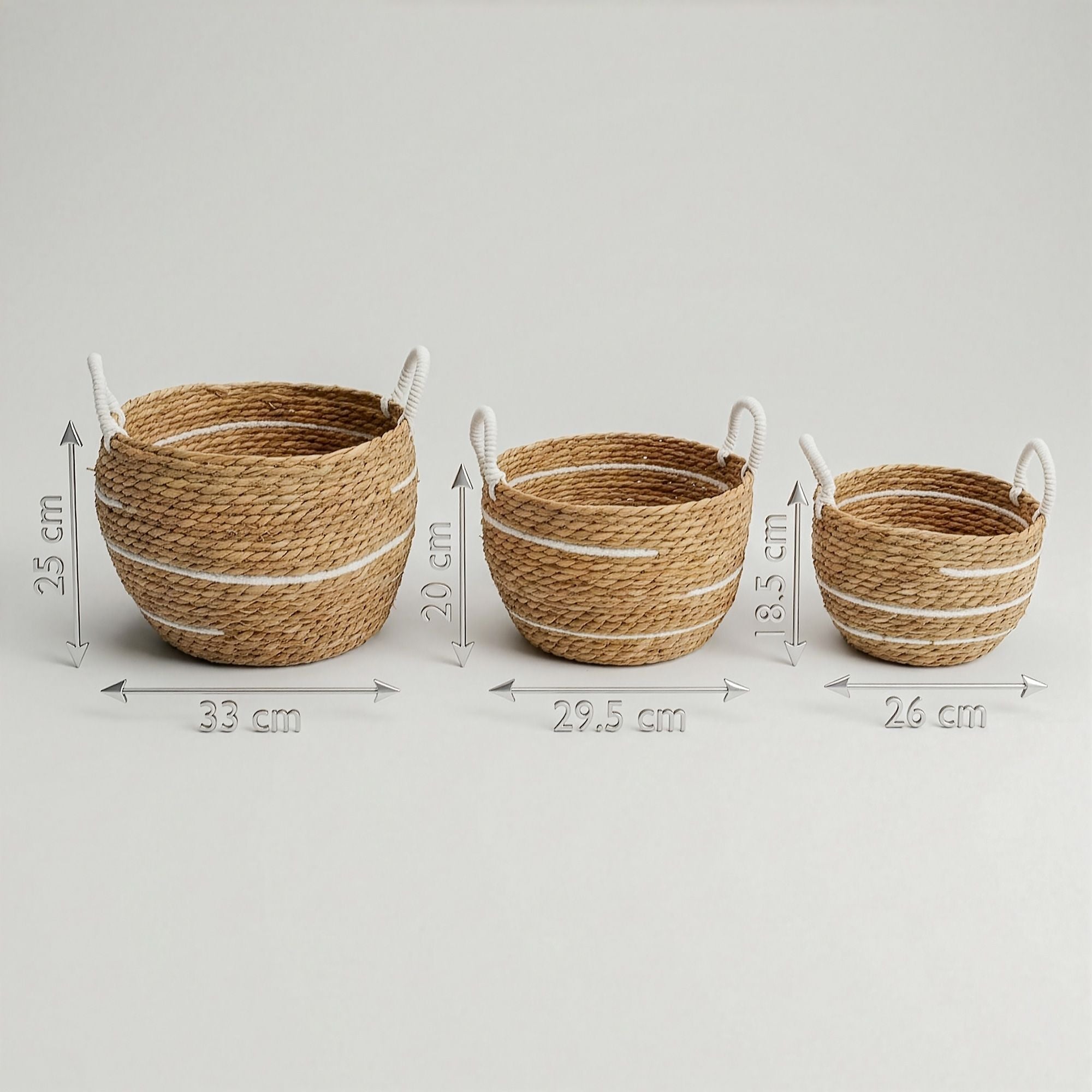 Cestas de Hoja de Plátano y Hierba Marina