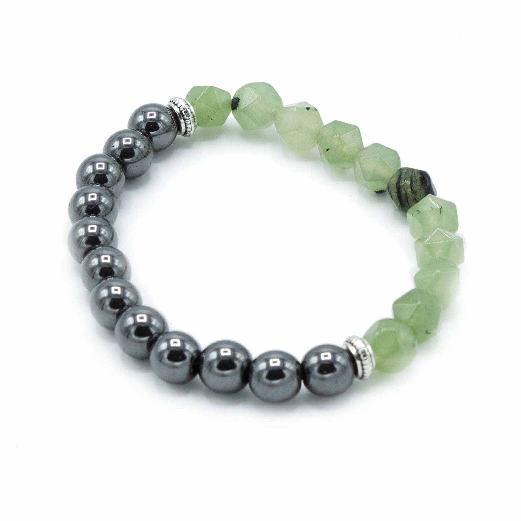 Pulsera de Piedras Naturales Facetadas – Ajuste Elástico ( 12 modelos )