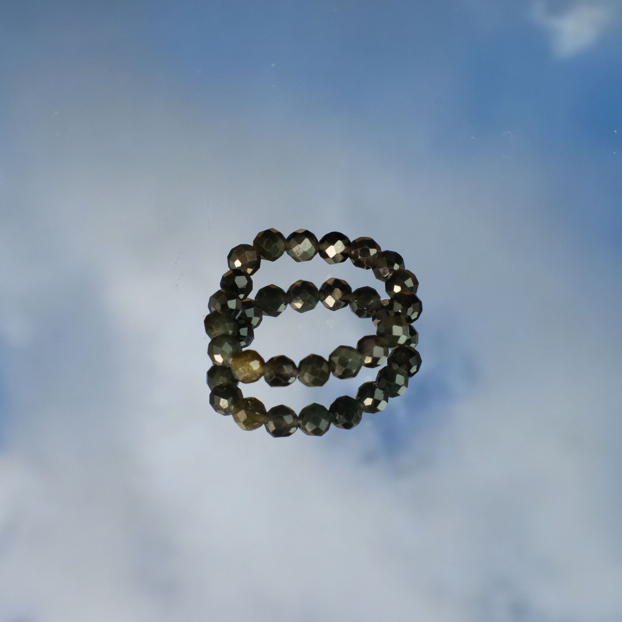Conjunto de 3 Anillos con Gemas Ninfa ( 7 modelos )