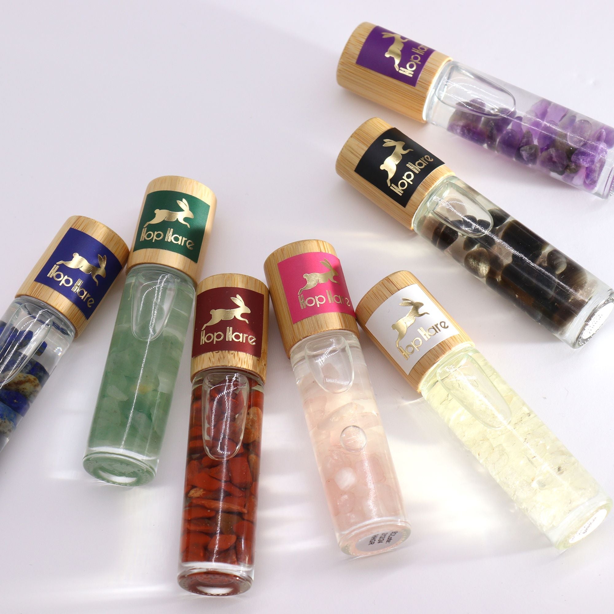 HH Tarot Roll-On de Aceite Esencial con Piedras Preciosas ( 7 modelos )