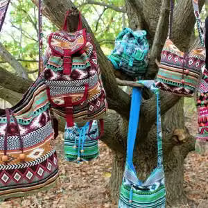 Bolsos Casuales Estilo Nepal - Jacquard ( 8 modelos )