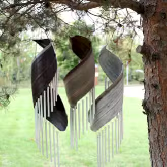 Campanillas de Viento Hoja de Coco ( 3 modelos )