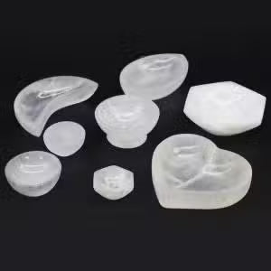 Cuenco de Selenita Natural ( 10 fantásticos modelos diferentes )