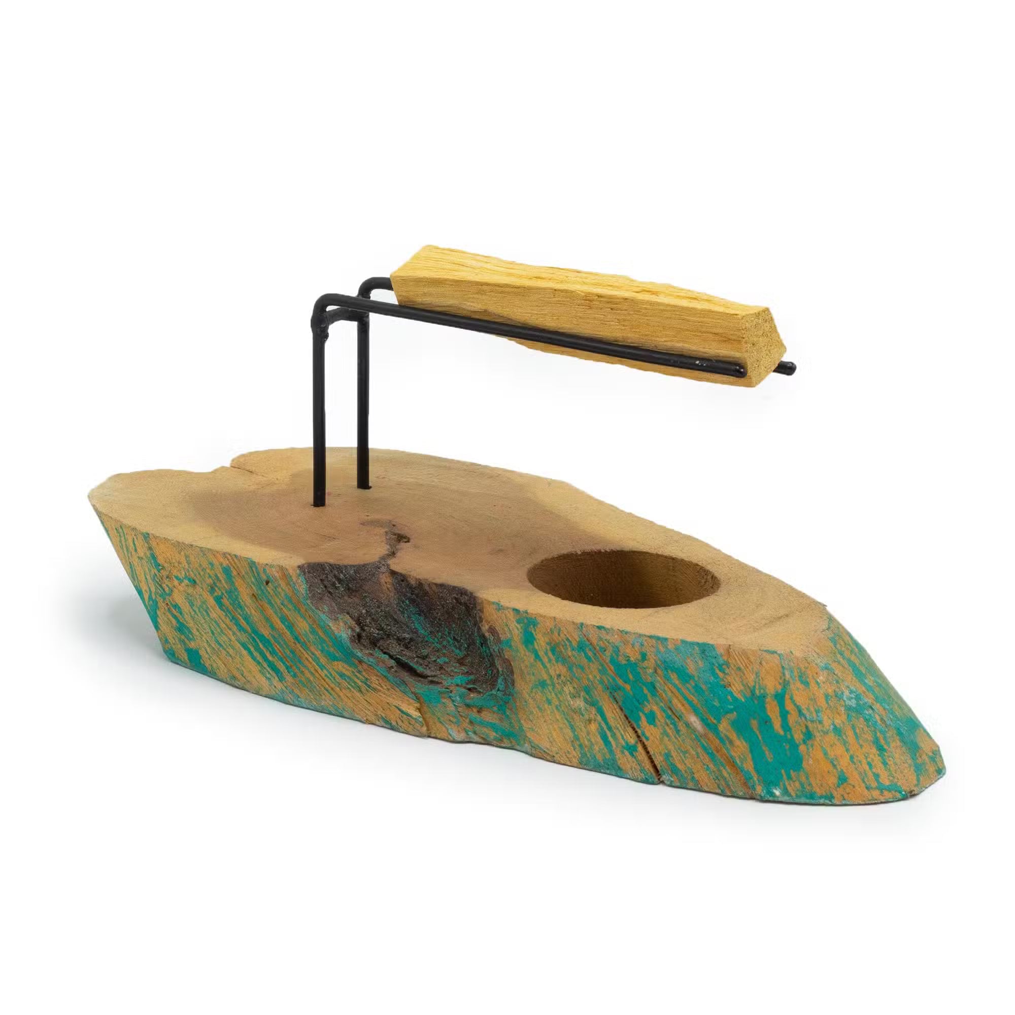 Calentador de Palo Santo en Madera de Teca ( 11 modelos )