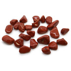 24x Pequeñas piedras africanas - Jaspe - Rojo