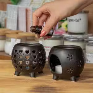 Quemadores de Aceite Florales y Calderos ( 8 modelos )