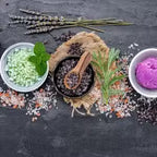 Mezclas de sal de baño del Himalaya - 500 g ( 6 variantes )