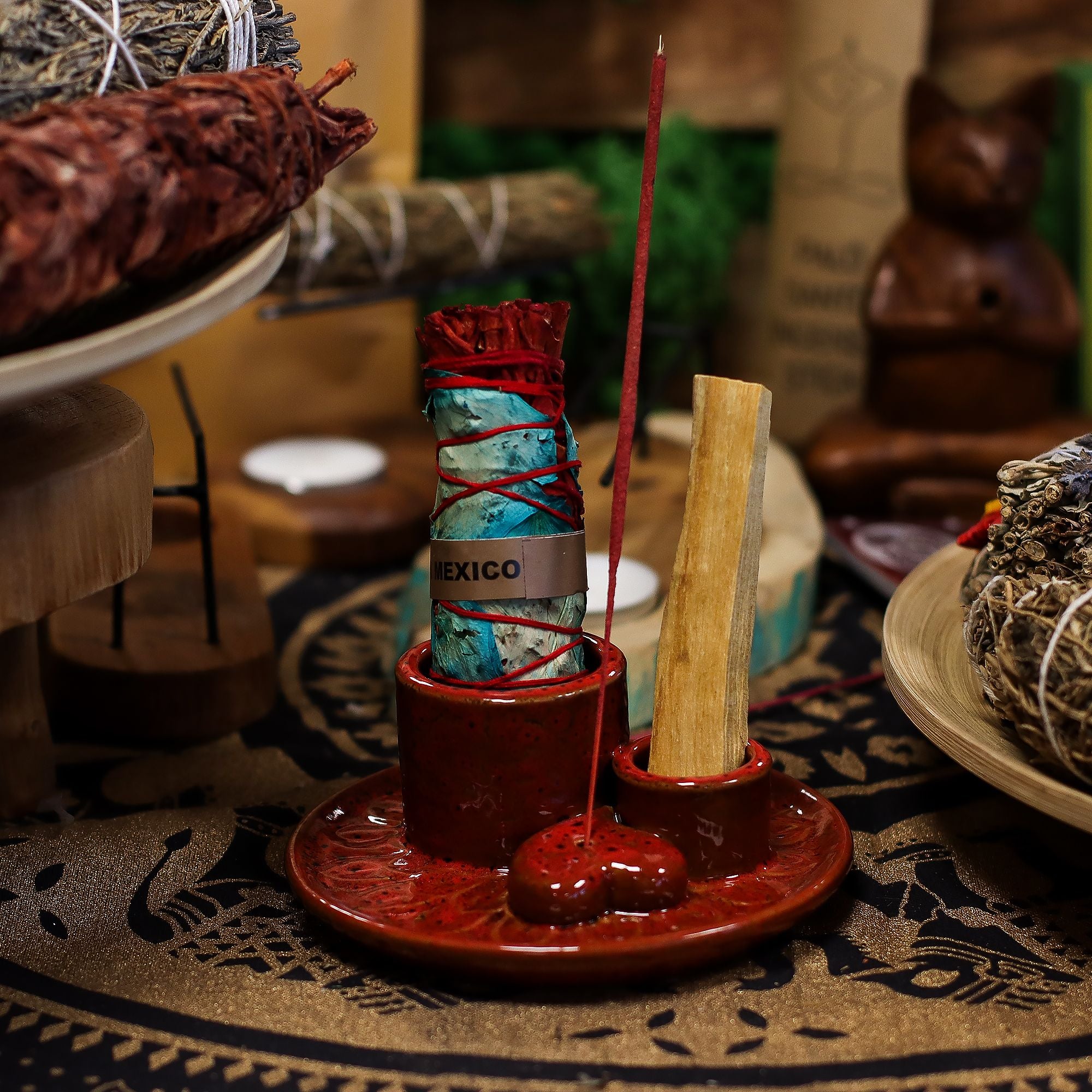 Soporte Cerámico para Palo Santo e Incienso ( 5 modelos )
